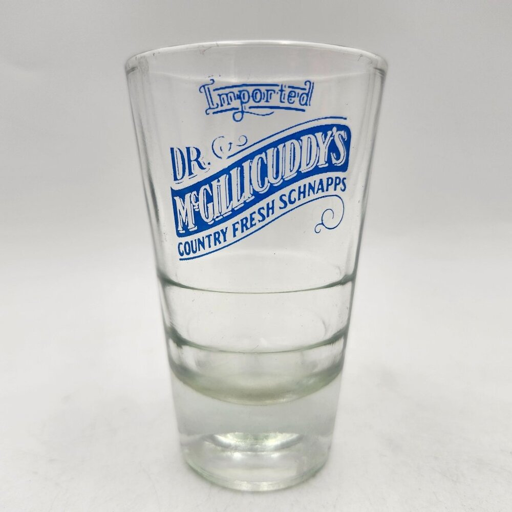 Dr McGillicuddys Country Fresh Schnapps Imported Shot Glass